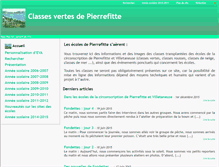 Tablet Screenshot of classesvertes.pierrefitte93.fr